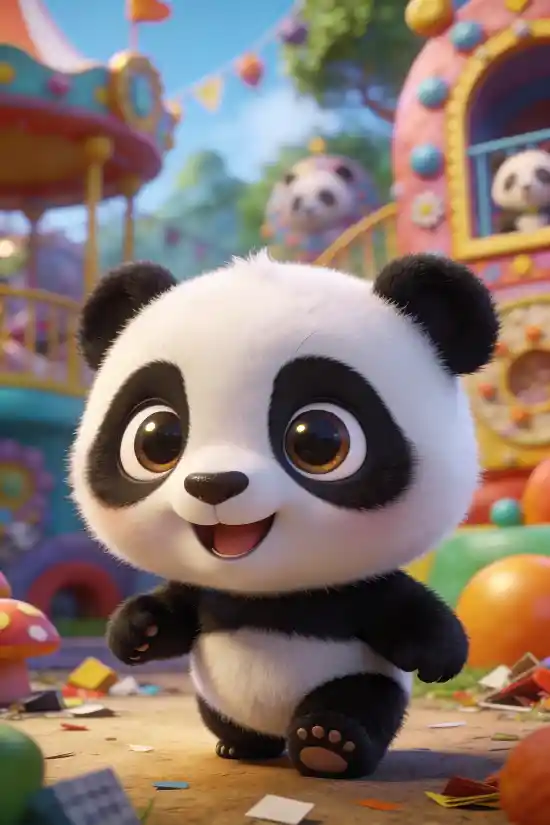 Cute 3D Animal Character AI Prompt Template – Whimsical Cartoon Render Generator – Colorful Fantasy Scene Creator – Printable Sticker Art Prompt thumbnail 6