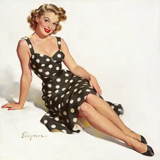 Vintage Pin-Up Girl AI Prompt – 1950s Retro Glamour Poster Generator – Classic Hollywood Style Illustration Template – Commercial Use thumbnail 5